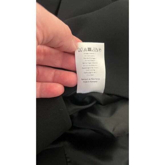 CLAUDIE PEIRLOT STRUCTURED BLACK JACKET 36 4/6 - Picture 10 of 10